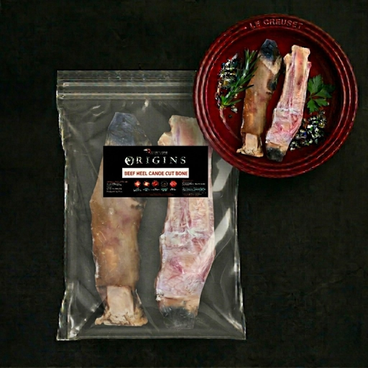 Beef Heel Canoe-Cut Bones-2 Piece