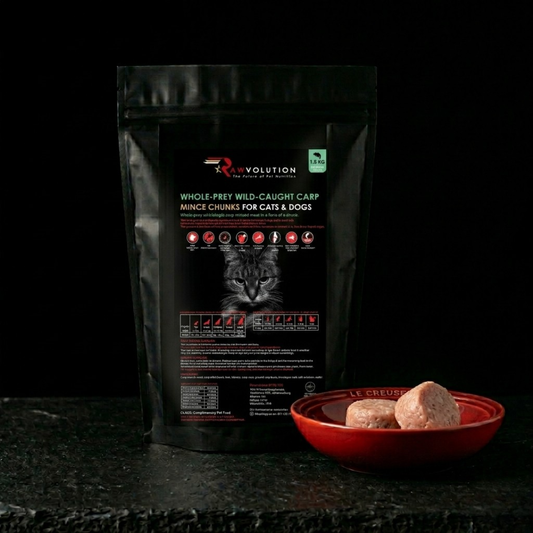 Whole Prey Wild Caught Carp Mince Chunks